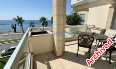 2 bedroom beach front apartment for rent Limassol 