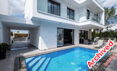 Modern 4 bedroom detached villa with pool, Livadia 