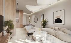 Spacious 1 bed apartment with swimming pool for sale in Livadia