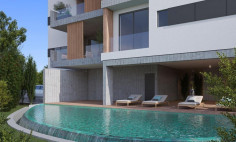 Large 1 bedrooms apartment with swimming pool for sale in Agios Nicolaos