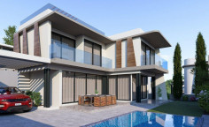 Luxury 3 bedroom house with swimming pool for sale in Parekklisia