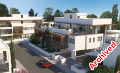 2 bedroom penthouse with swimming pool for sale in Kiti