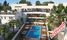 2 bedroom penthouse with swimming pool for sale in Kiti