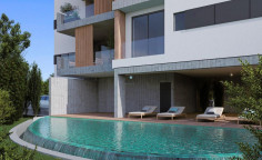 Spacious 2 bedroom apartment with swimming pool for sale in Mesa Geitonia
