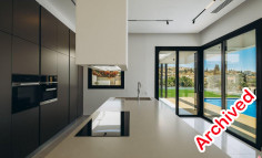 Luxury 4 bedrooms house with swimming pool for sale in Agios Tychonas