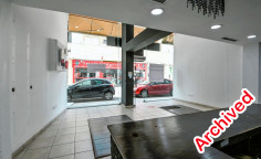 Shop with mezzanine in the city center of Larnaca 