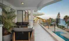 3 bedroom beach front apartment full sea views for rent Limassol 