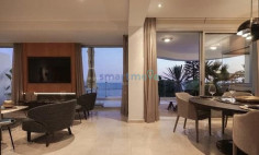 3 bedroom beach front apartment full sea views for rent Limassol 