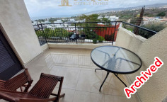 Resale sea view one bed apartment for sale in Chloraka 