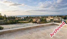 Modern four bedroom villa with sea view Chloraka 