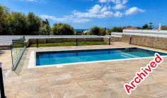 Modern four bedroom villa with sea view Chloraka 