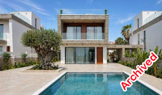 Modern four bedroom villa with sea view Chloraka 