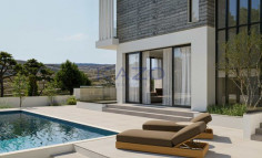 Luxurious Panthea villa with sea view and pool 