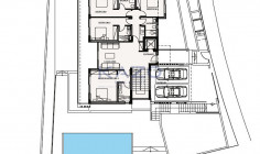 Luxurious Panthea villa with sea view and pool 