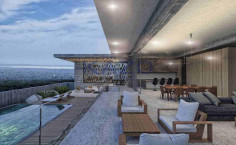 Luxurious Panthea villa with sea view and pool 