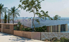 Luxurious Panthea villa with sea view and pool 