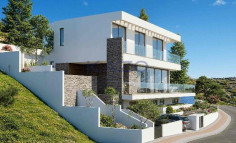 Luxurious Panthea villa with sea view and pool 