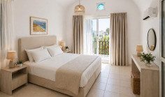Elegant mediterranean villa with private pool & sea views | walking distance to the sea | Chloraka 