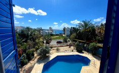 Elegant mediterranean villa with private pool & sea views | walking distance to the sea | Chloraka 