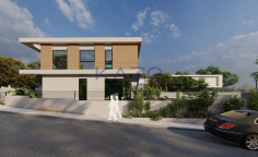 Modern detached house with sea view Agios Tychonas 