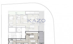 Modern two bedroom top floor apartment in Agios Athanasios 