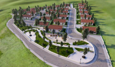 Large development land for sale in Monagroulli village with project for 25 houses , Limassol