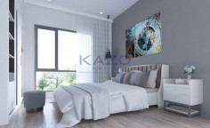 Modern two bedroom top floor apartment in Ypsonas 