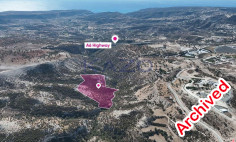 Large agricultural field in Pissouri, Limassol , Limassol