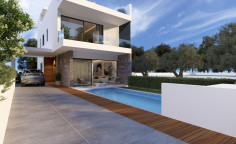 Modern villa with 3 bedrooms in sunny Geroskipou 