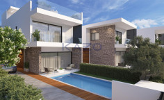 Modern villa with 3 bedrooms in sunny Geroskipou 