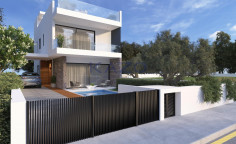 Modern villa with 3 bedrooms in sunny Geroskipou 