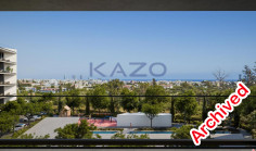 Modern two bedroom apartment with pool in Polemidia 
