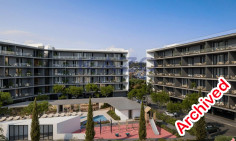 Modern two bedroom apartment with pool in Polemidia 