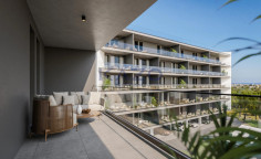 Modern two bedroom apartment with pool in Polemidia 