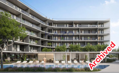Modern two bedroom apartment with pool in Polemidia 