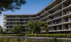 Modern three bedroom top floor apartment in Polemidia 