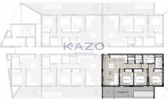 Modern three bedroom top floor apartment in Polemidia 