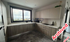 Spacious furnished apartment with sea view for rent in Mouttagiaka Tourist Area 
