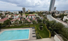 Spacious furnished apartment with sea view for rent in Mouttagiaka Tourist Area 