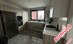 Spacious furnished apartment with sea view for rent in Mouttagiaka Tourist Area 