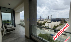 Spacious furnished apartment with sea view for rent in Mouttagiaka Tourist Area 