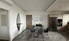 Spacious furnished apartment with sea view for rent in Mouttagiaka Tourist Area 