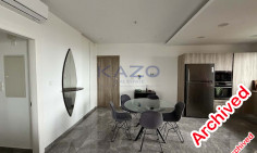 Spacious furnished apartment with sea view for rent in Mouttagiaka Tourist Area 