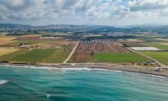 Sea front field for sale Mandria large plot , Paphos