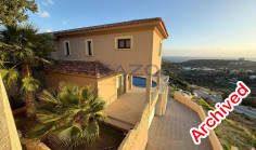 Modern 5 bedroom villa with sea view Agios Tychonas 