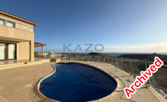 Modern 5 bedroom villa with sea view Agios Tychonas 