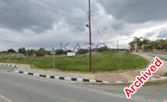 450 m&sup2; corner building plot in Kalavasos village , Larnaca