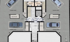Modern two bedroom apartment with pool in Agia Fyla (option for 3rd bedroom) 