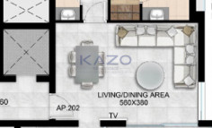 Modern two bedroom apartment with pool in Agia Fyla (option for 3rd bedroom) 