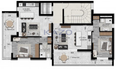 For sale two bedroom whole floor apartment in Agios Ioannis 
